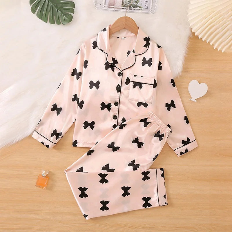 Children’s Satin Pajamas Set