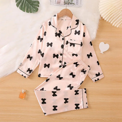 Children’s Satin Pajamas Set