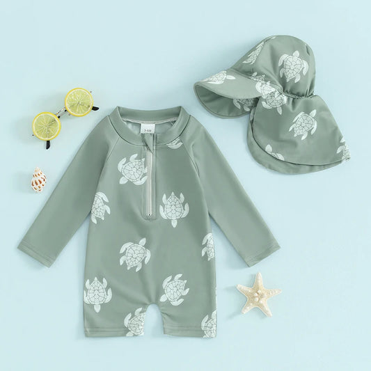 Costume da bagno per la guardia eruttinata per ragazzi/ragazze per bambini