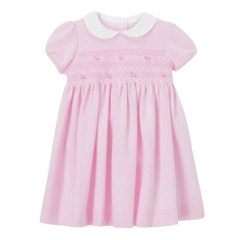 Groviduota ricamata rosa blush per ragazze