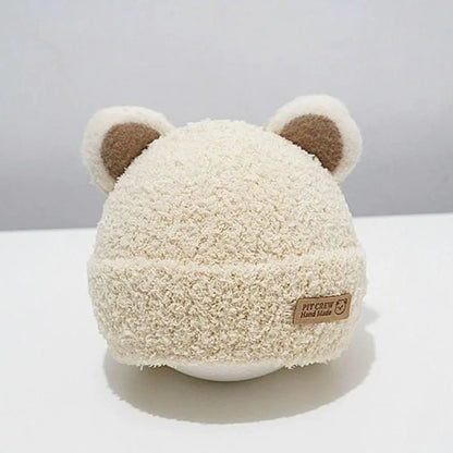 Cappelli a maglia da orecchie di orso
