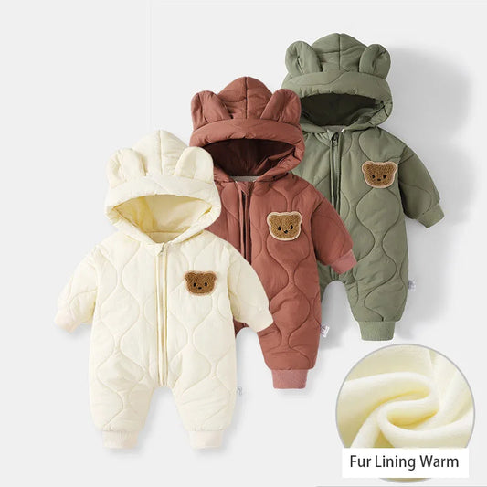 Baby Winter Supsuit con capucha 
