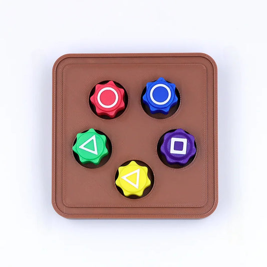 Forma e gioco di abbinamento a colori