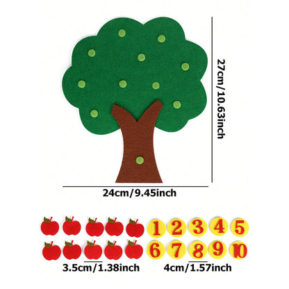 Set di apprendimento di numeri educativi colorati