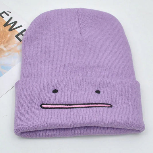 Gorro de punto de dibujos animados juguetones