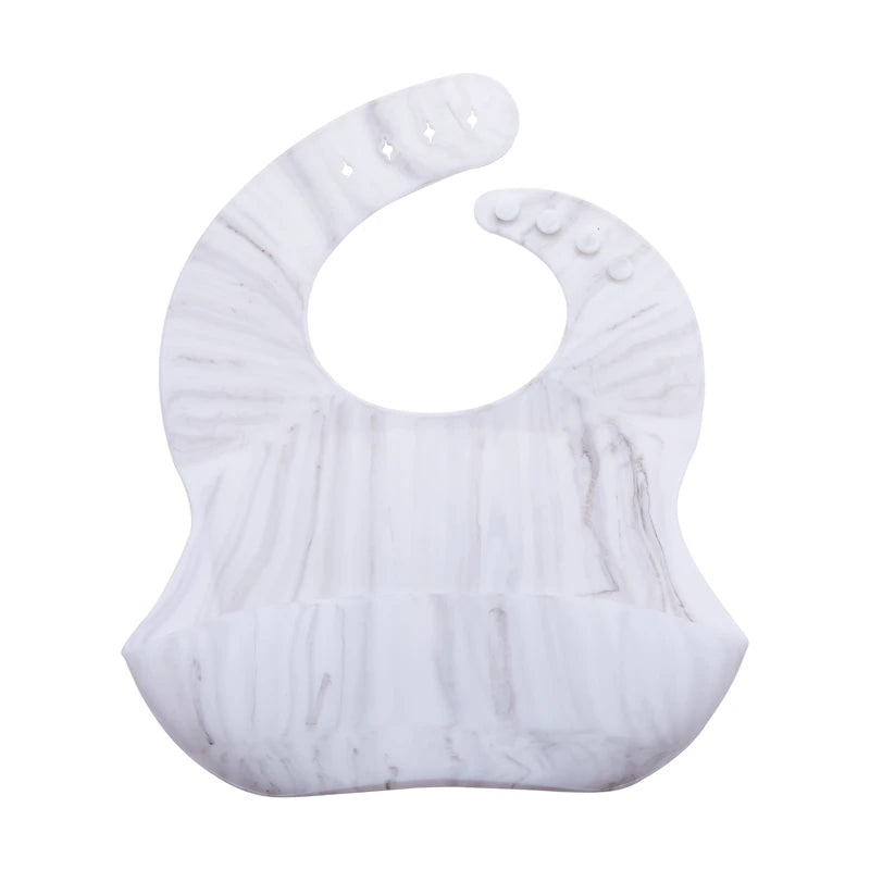 Eleganti bavaglini in silicone con design a prua