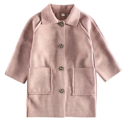 Inverno per bambini in lana miscela per le ragazze
