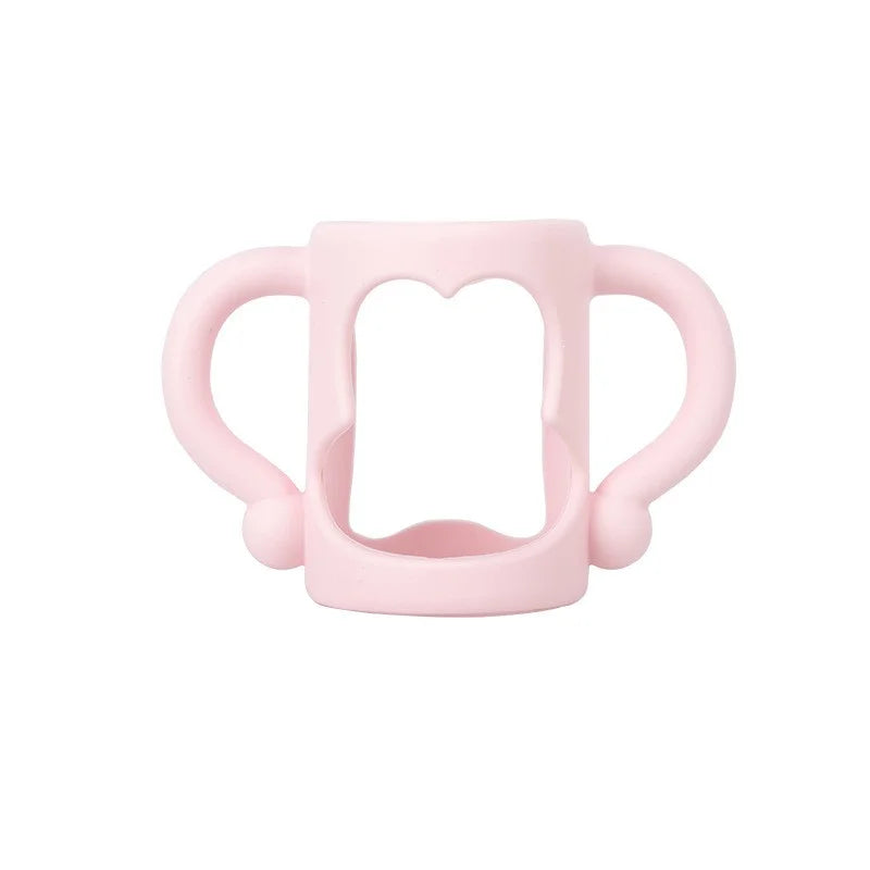 Manici di bottiglie per bambini in silicone e facile