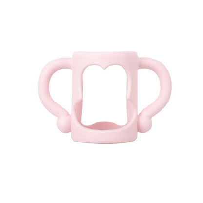 Manici di bottiglie per bambini in silicone e facile