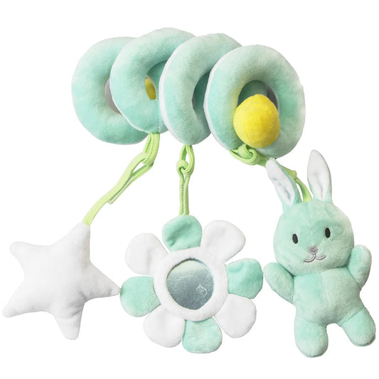 Giocattolo per neonato di peluche a spirale