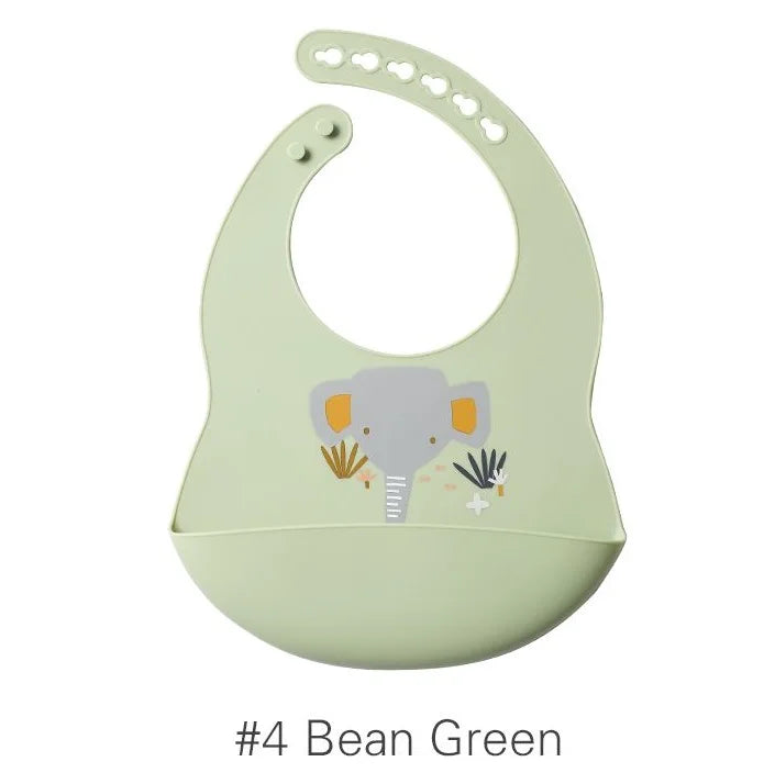 Eleganti bavaglini in silicone con design a prua
