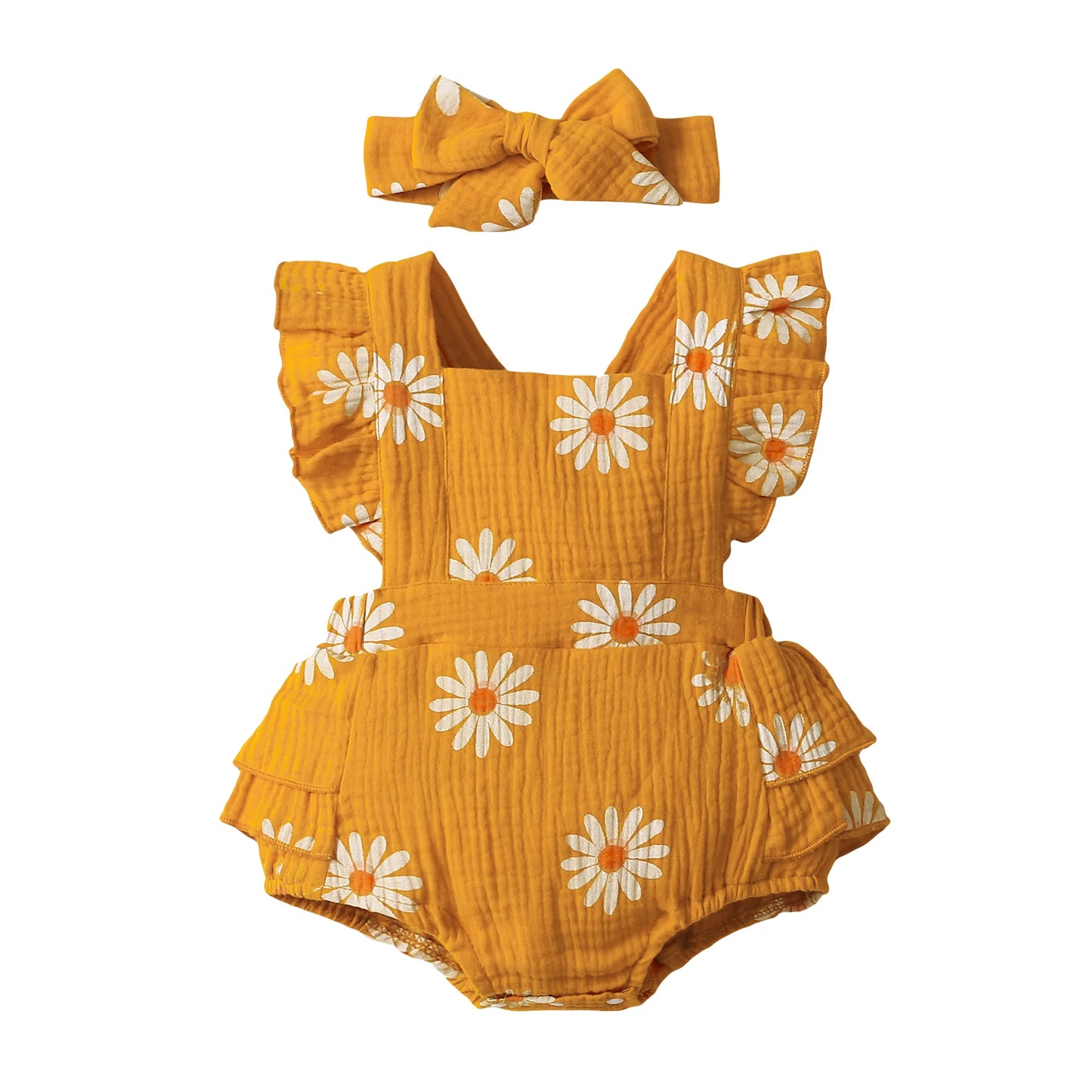 Set di pagliamber Blooming Daisy Baby