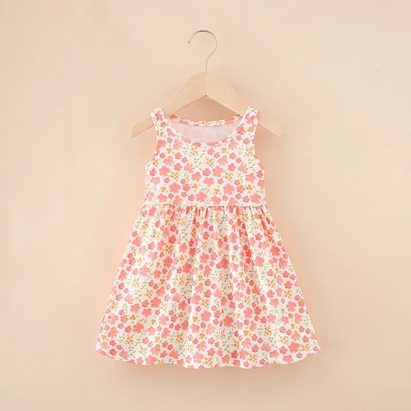 Vestido de sol floral para niñas