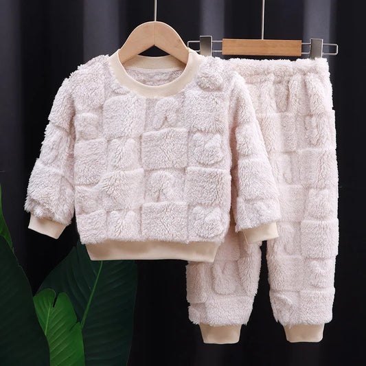 Set di pigiama per il comfort di peluche