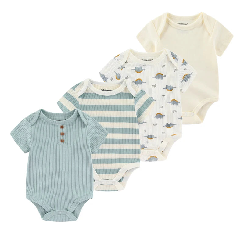 4 piezas Bodysuit recién nacidos