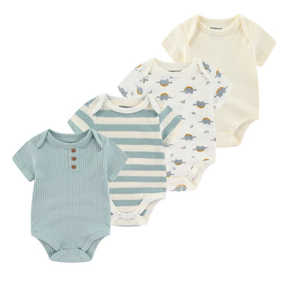 4 piezas Bodysuit recién nacidos