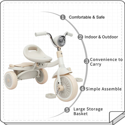 Baby Foldable Tricycle Trike