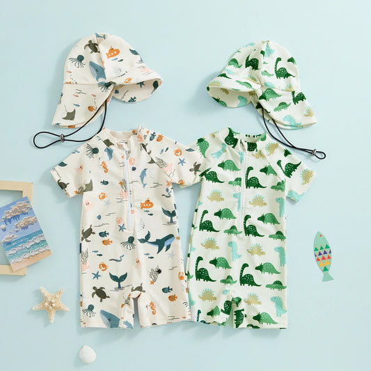 Protezione solare del costume da bagno per bambini