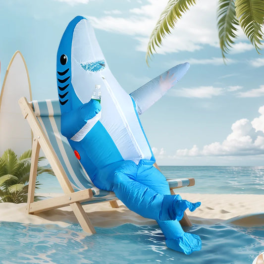 Disfraces de tiburones inflables