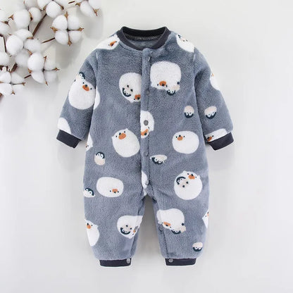 Pajama de ropa de recién nacido de invierno
