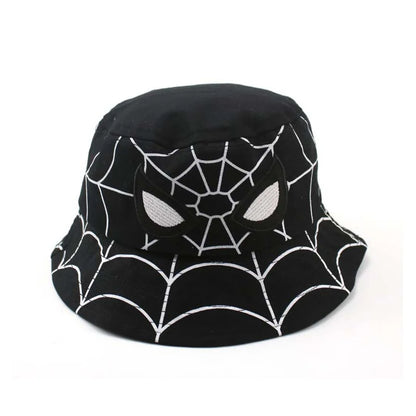 Juego de sombrero de cubo a cuadros Spider-Man