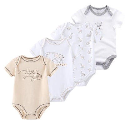 4 piezas Bodysuit recién nacidos