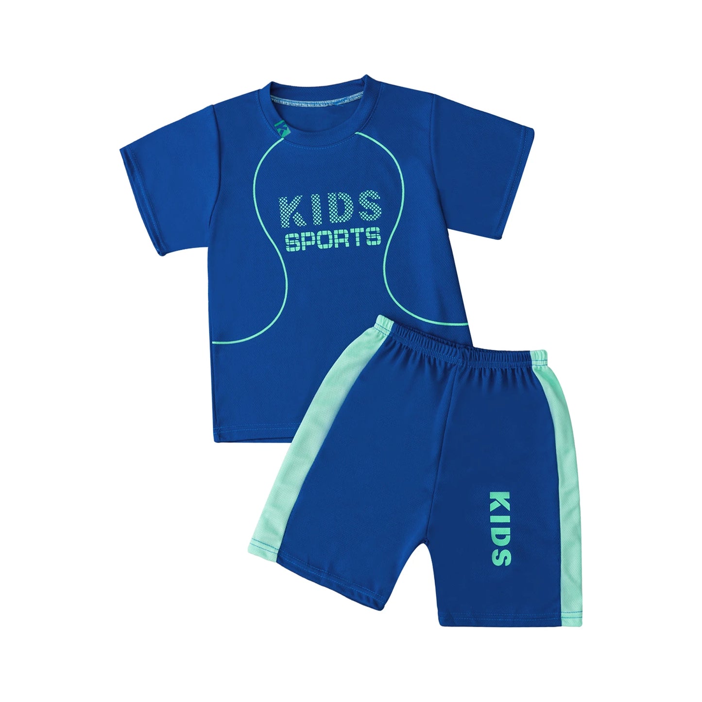 T-shirt sportiva attiva e pantaloncini per bambini