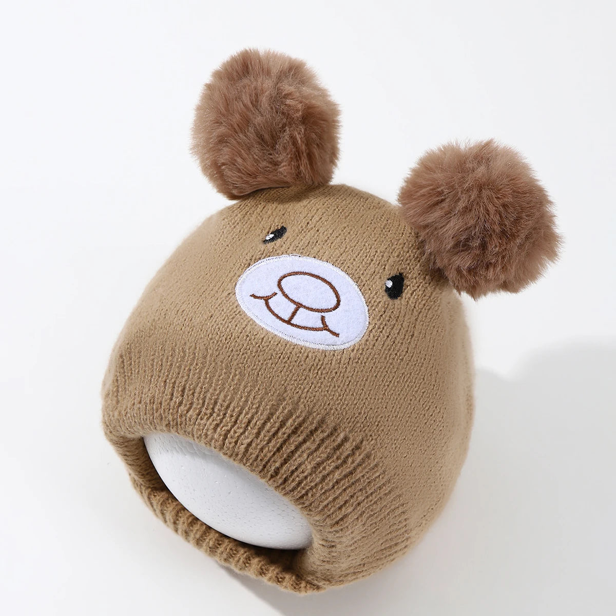 Cappello per bambini delle orecchie da orso sorridente