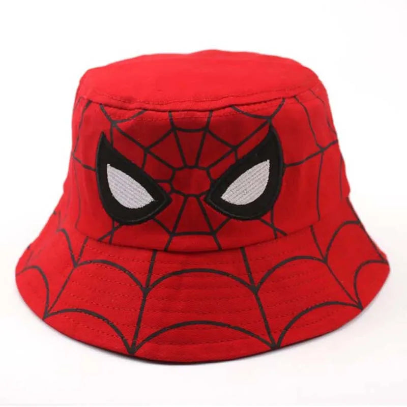 Juego de sombrero de cubo a cuadros Spider-Man