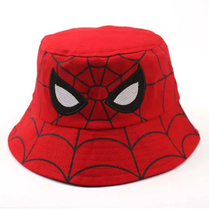 Juego de sombrero de cubo a cuadros Spider-Man