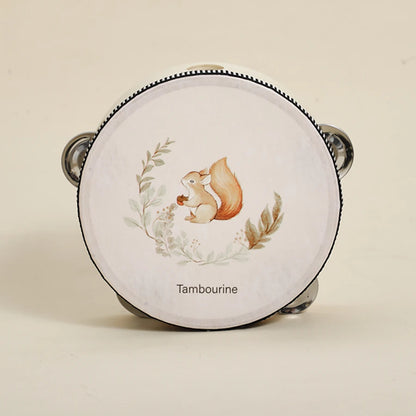 Strumento musicale di legno naturale set per bambini