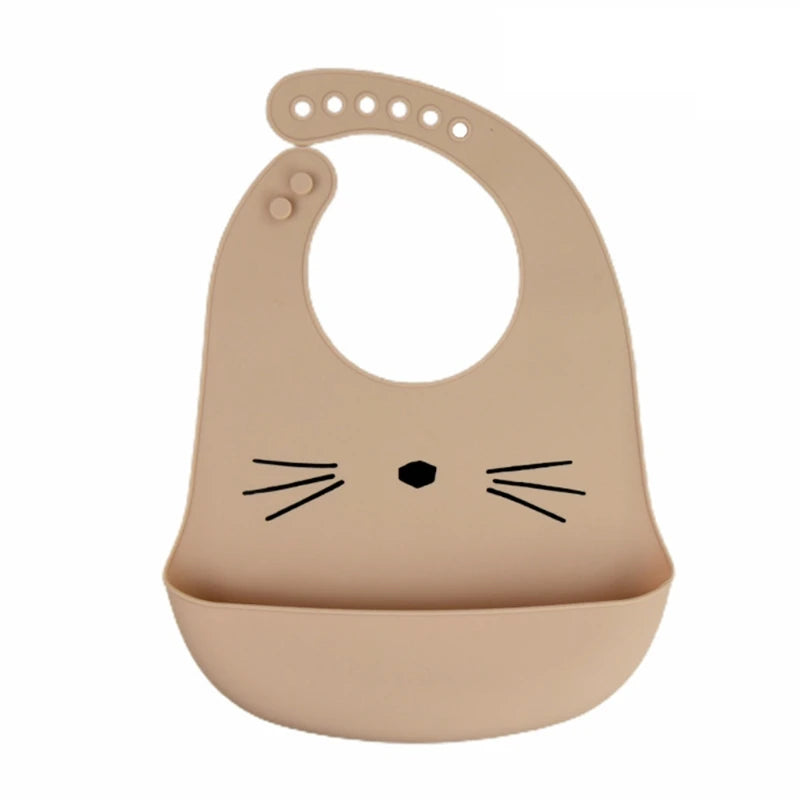 Serie di espressioni bavaglini in silicone