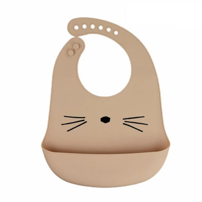 Serie di espressioni bavaglini in silicone