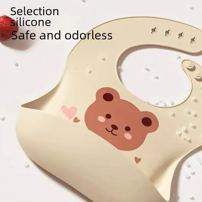 Bavaglini di silicone con il design dell'orso