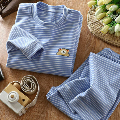 Set de pijama de confort a rayas