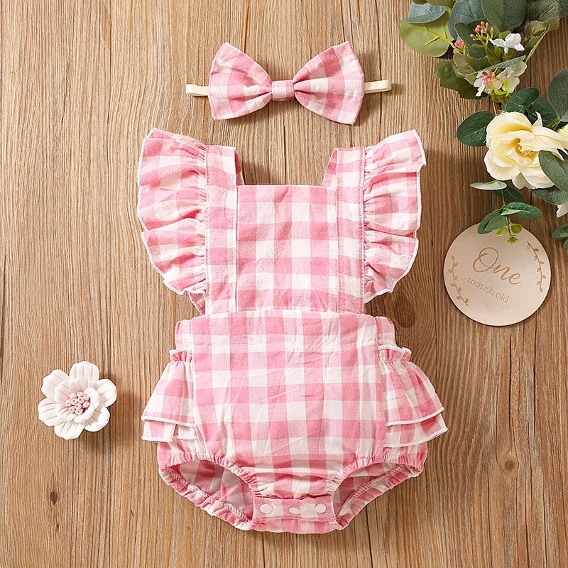 Juego de mamel de gingham Charmet Baby