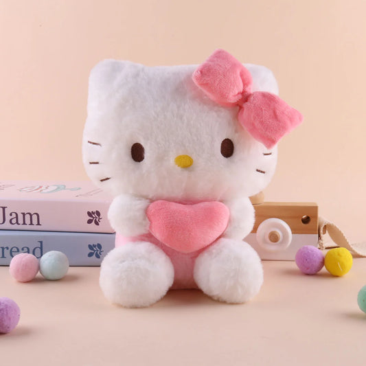 Hello Kitty Plush con cuore rosa