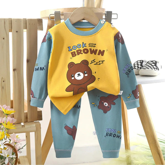 Juego de pijama divertido de construcción