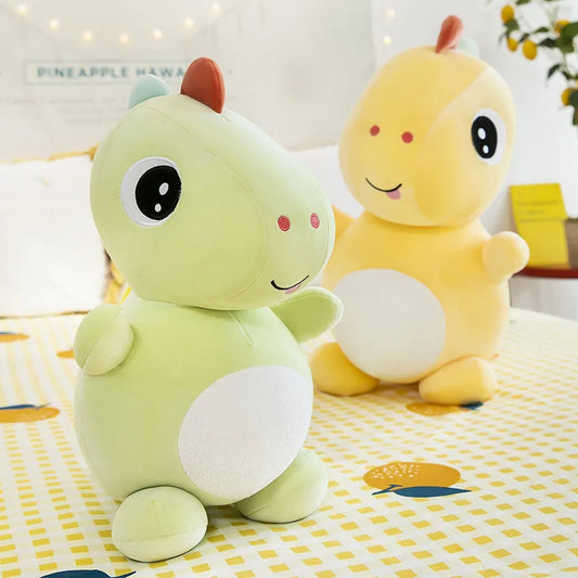 Simpatico giocattolo di peluche di dinosauro