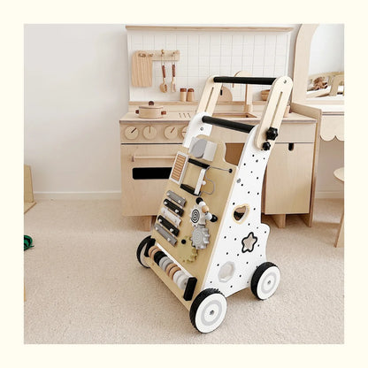 Wooden Multi-Functional Baby Walker