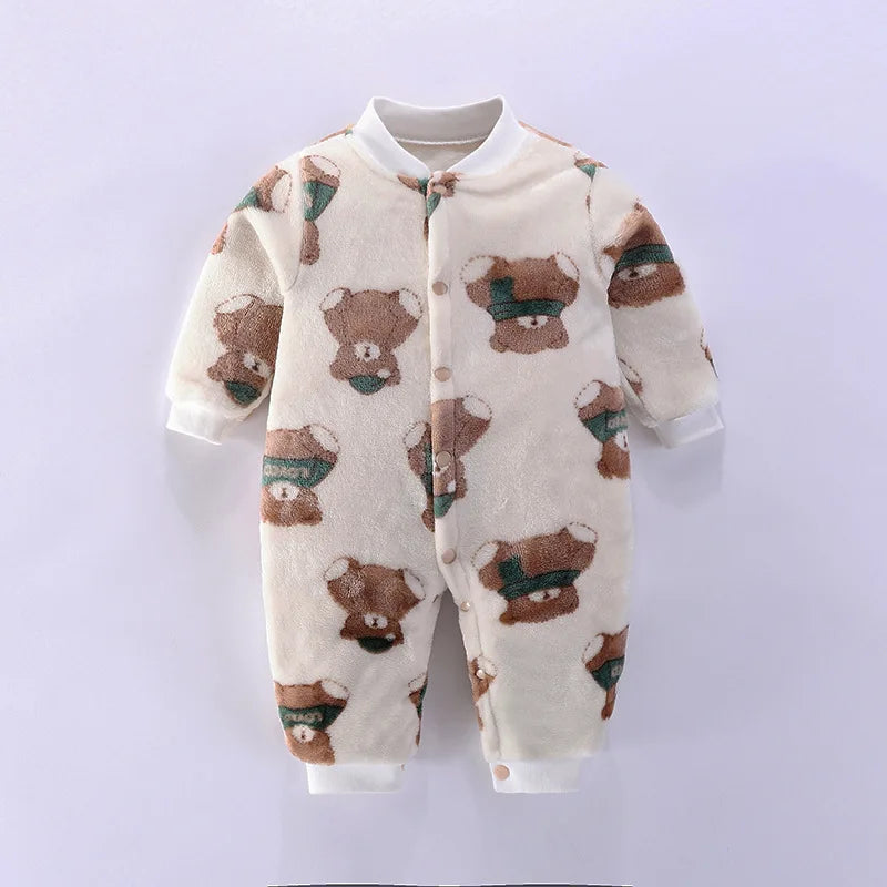 Pajama de ropa de recién nacido de invierno