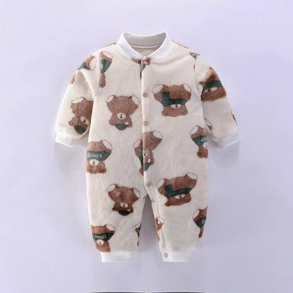 Pajama de ropa de recién nacido de invierno