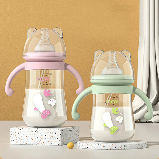 Biberon anticolico da 300 ml con maniglia