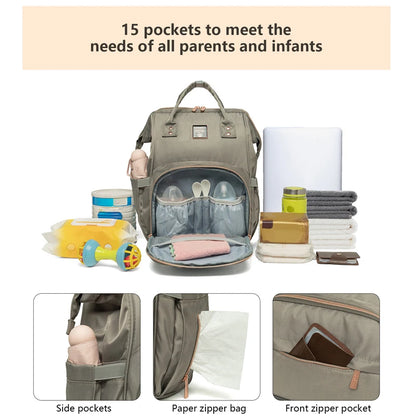 Original Lequeen Diaper Bag Backpack