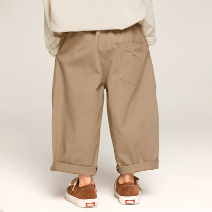 Primavera 2025 pantalones de algodón para niños