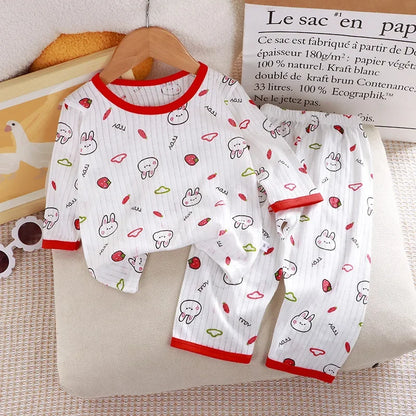 Set di pigiama per bambini con stampa orso