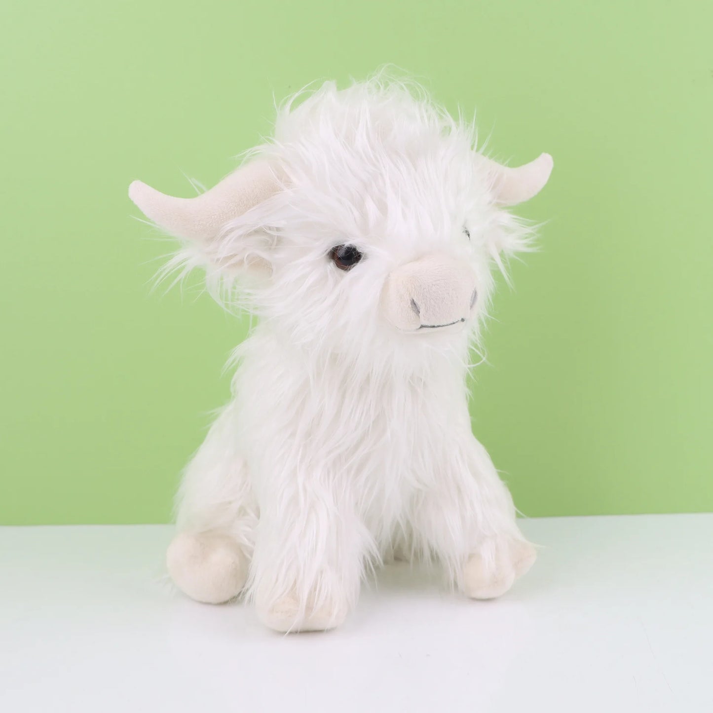 Giocattolo di peluche di mucca dell'altopiano