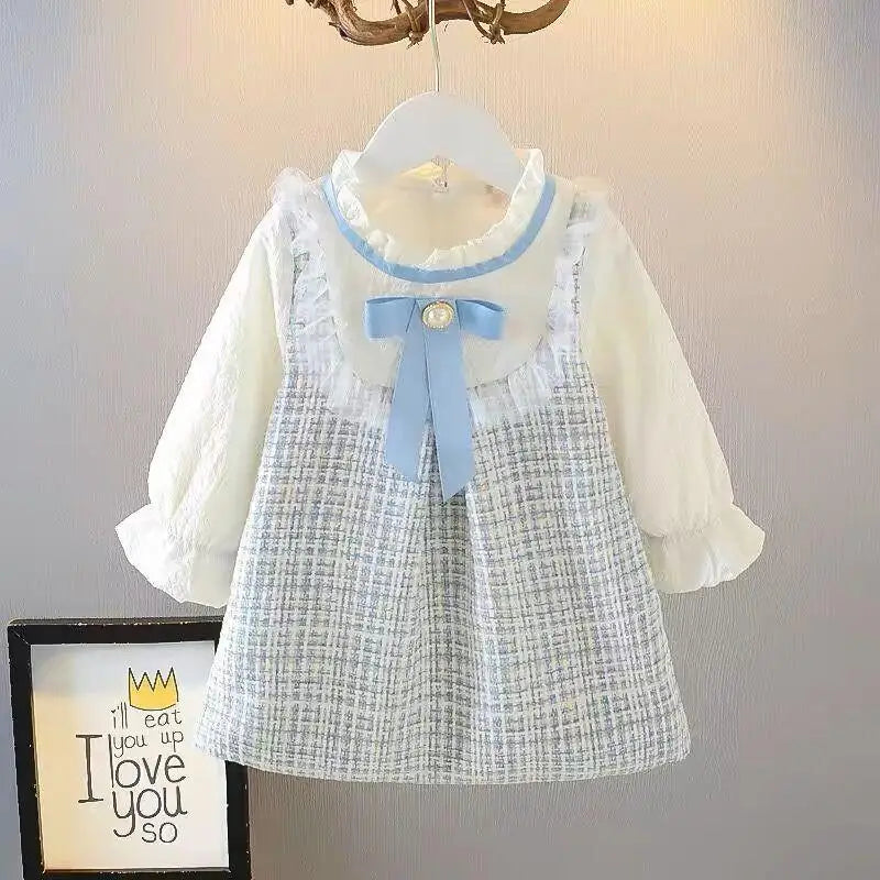 Abito principessa tweed rosa