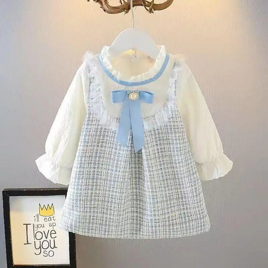 Abito principessa tweed rosa
