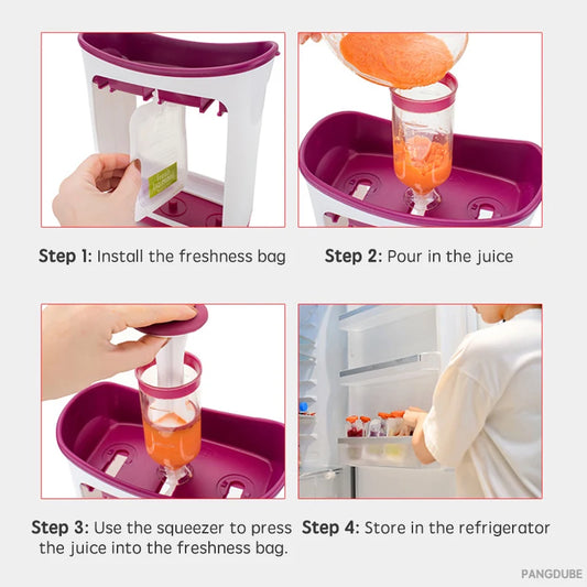 Pangdube Baby Food Squeeze Station